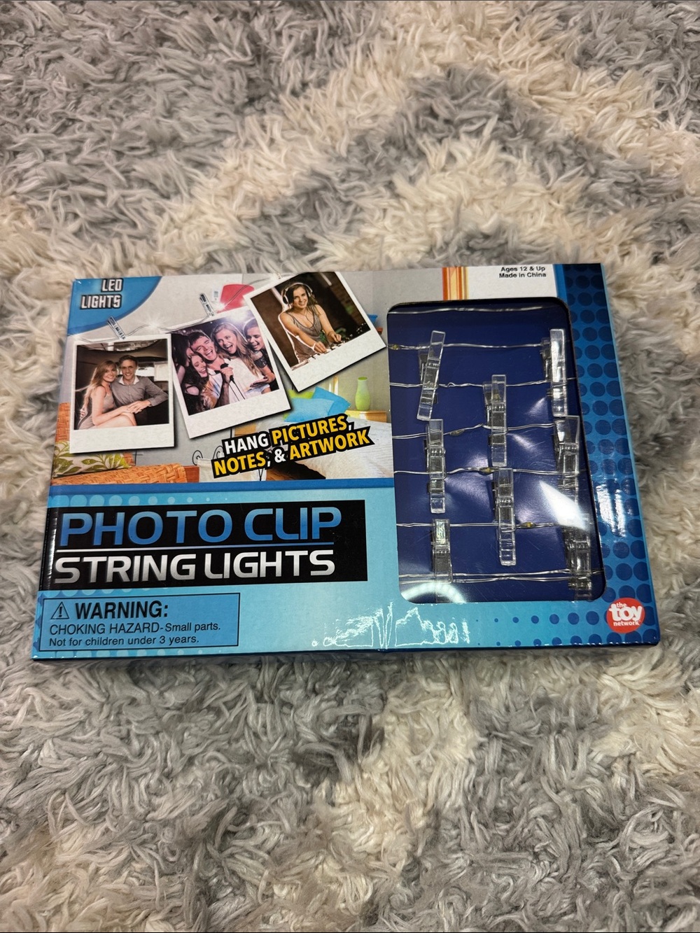 Photo Clip String Lights - Clear Clips with LED